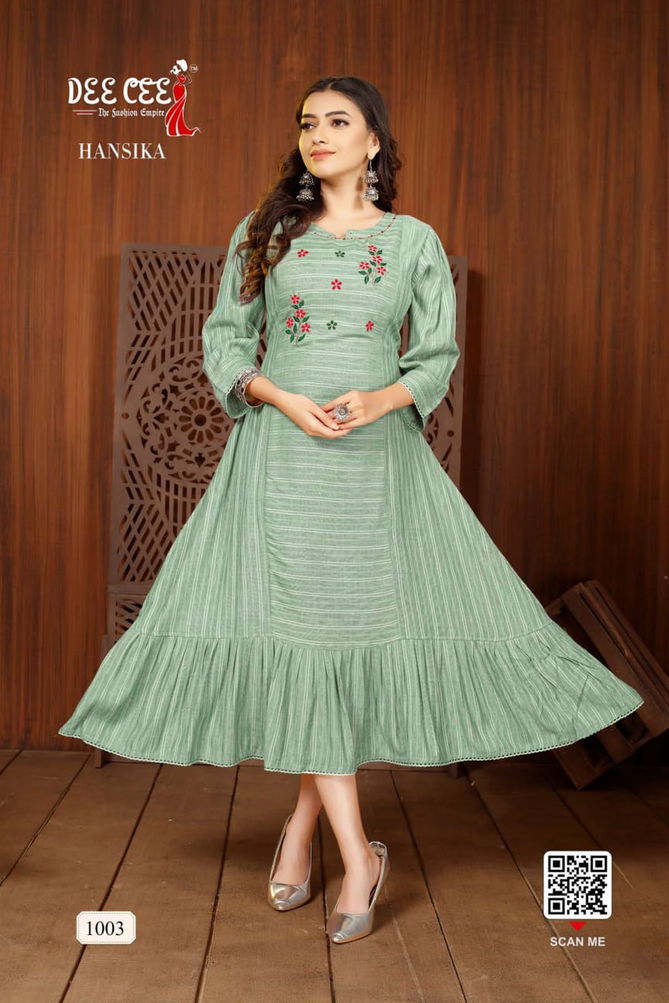 Hansika Designer Exclusive Wear Wholesale Anarkali Kurtis